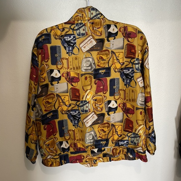 FUDA INTERNATIONAL SILK VINTAGE BOMBER - Picture 3 of 7